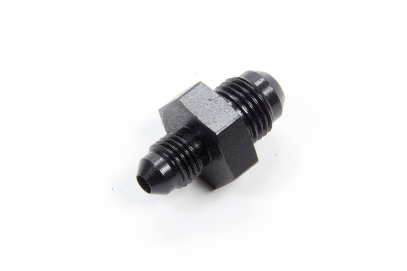 Aeroquip FCM5156 #6 Flare to #4 Flare Reducer Adapter, Aluminum, Black Anodized