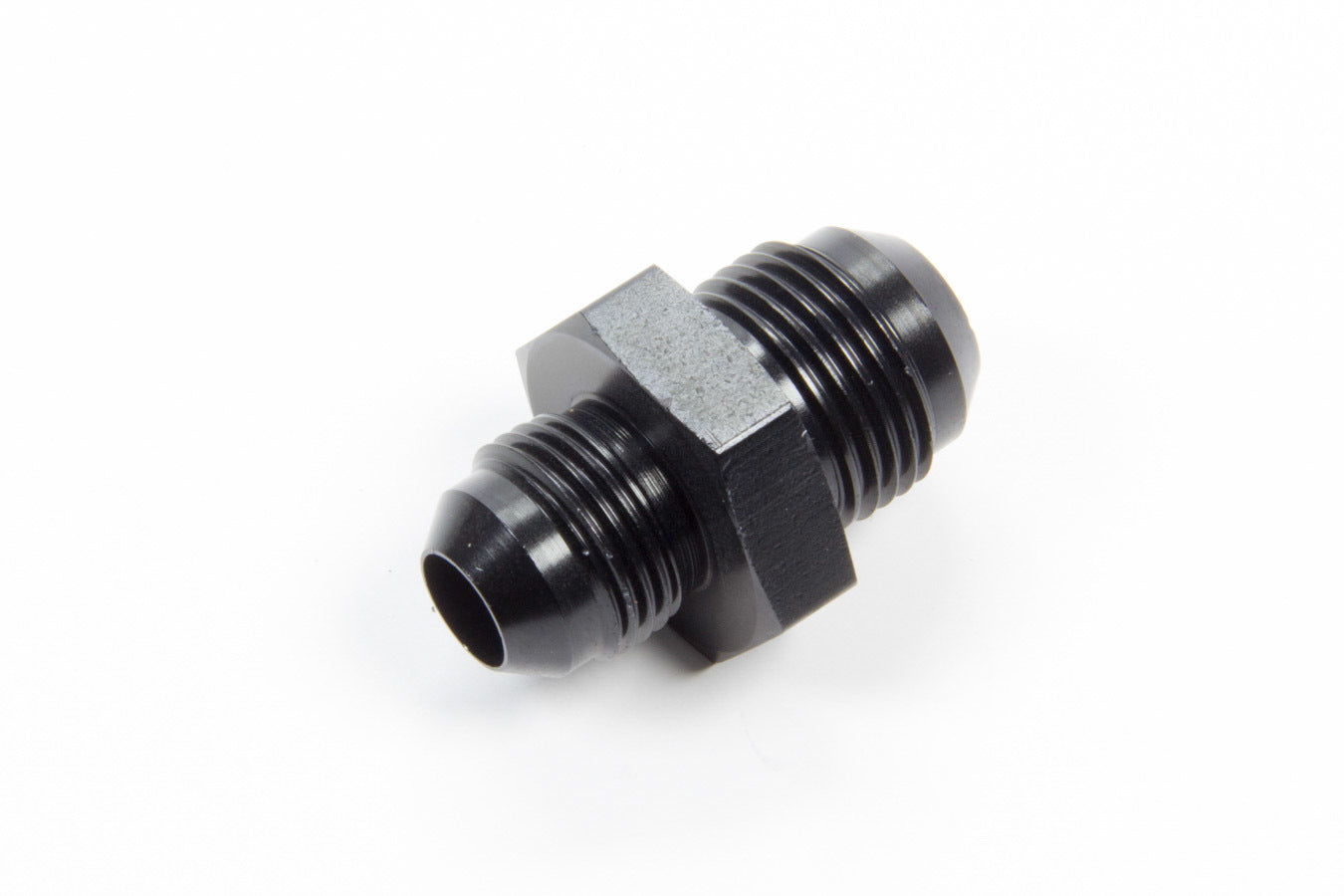 AeroQuip FCM5163 #10 AN Male to #8 AN Male Straight Adapter in Black Aluminum