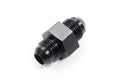 Aeroquip FCM5184 #8 Fuel Pressure Adapter, Straight, 8 AN Male to 8 AN Male, 1/8 Inch NPT Gauge Port, Aluminum, Black Anodized