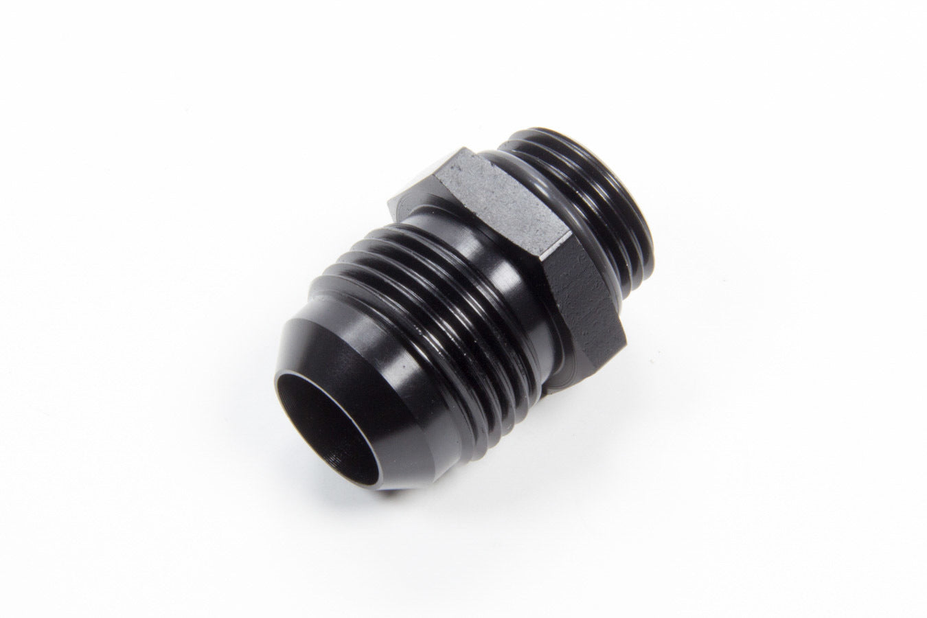 AEROQUIP FCM5954 #10 O-Ring to #12 Flare Adapter Aluminum Black Anodized