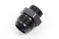 AeroQuip FCM5956 #12-#16 O-Ring Flare Adapter, Aluminum, Black Anodized, Straight Fitment