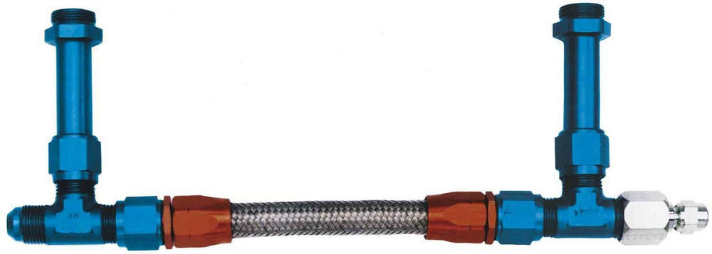 Aeroquip FCP0134 #8 Fuel Line with Braided Stainless Steel Hose for Holley 4150 Carburetors
