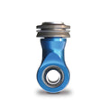 AFCO Racing Products AFC20176-1 Rod End M2 1-Inch Extension with Aluminum Body and Blue Anodized Finish