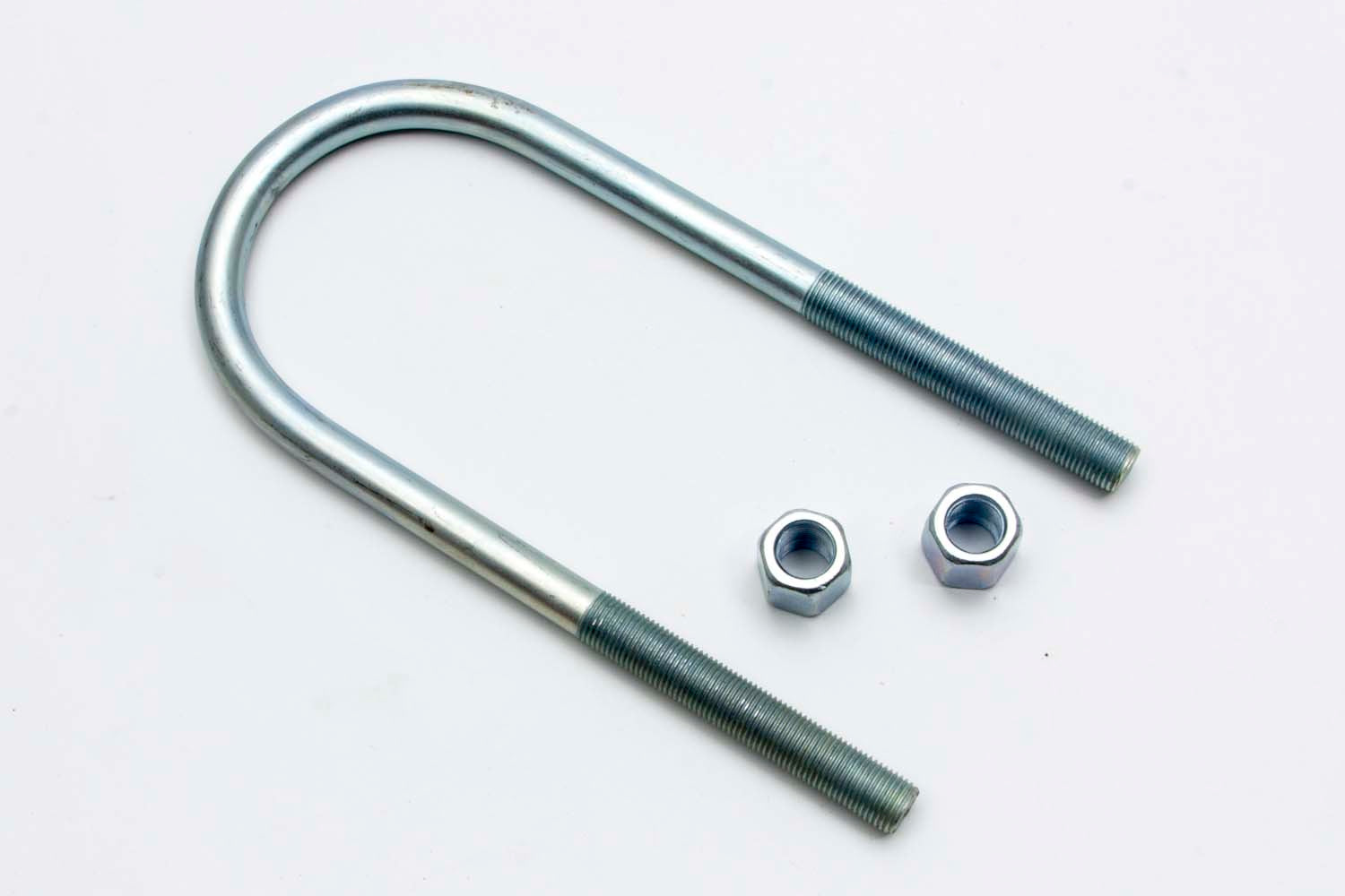 Afco Racing Products U-Bolt 20238, 3 Inch Inner Diameter, 8 Inch Length, 1/2-20 Right Hand Thread, Steel with Zinc Oxide Finish