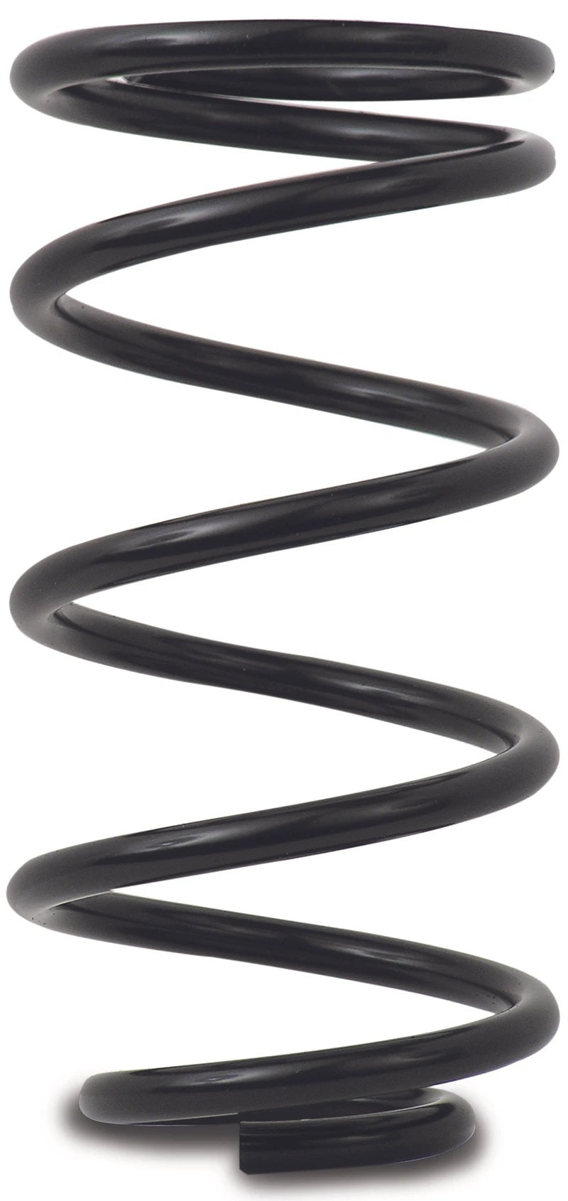 AFCO Racing Products Pigtail Rear Coil Spring 5.5 Inch OD x 12 Inch Length 200 lb/in Spring Rate Black Powder Coat