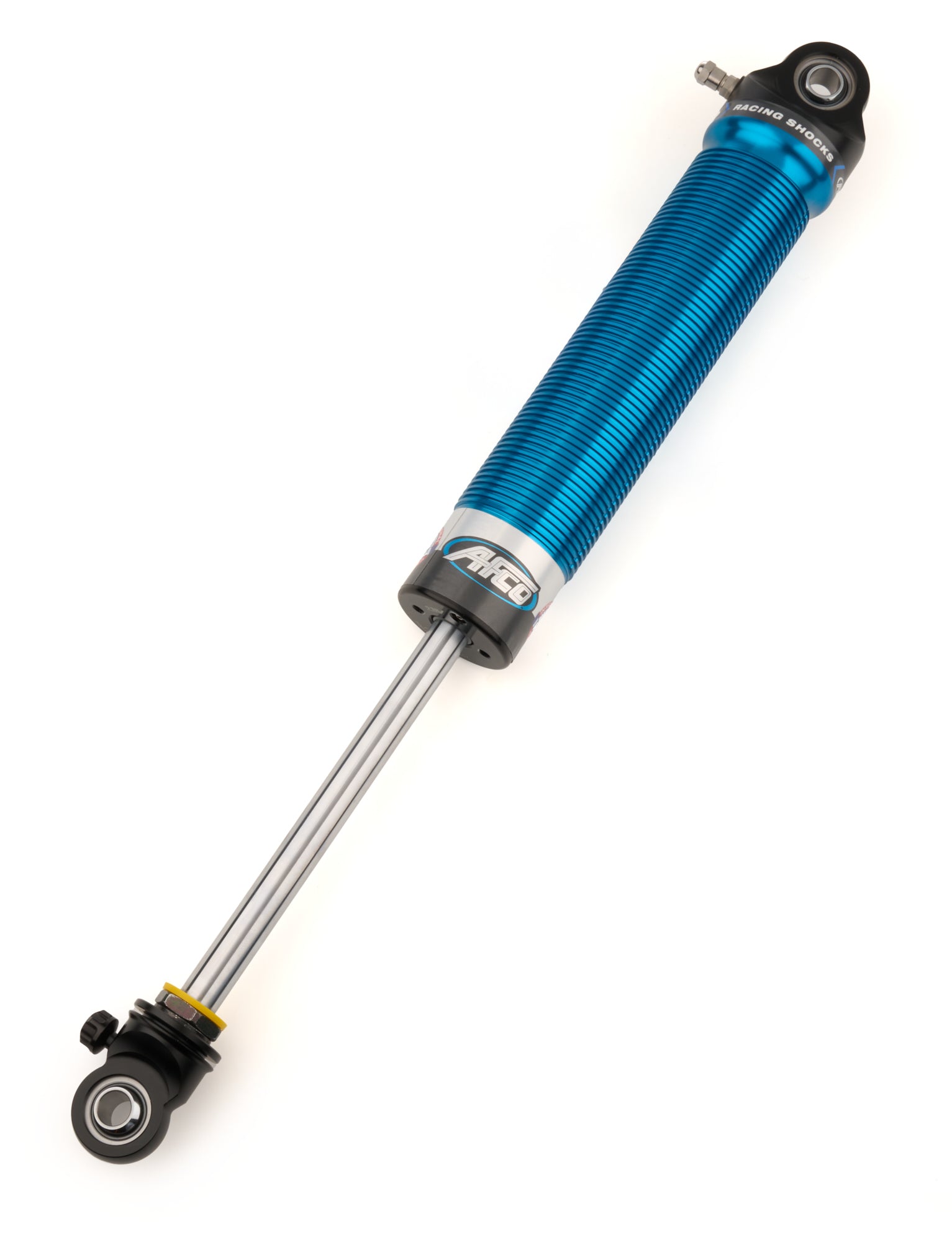AFCO Racing Products 2676-712DZ-IHRA Front Shock Absorber with 7 Inch Stroke, Monotube Design, C6-R7-12 Valve, IHRA Stock Car Series Approved, Aluminum Blue Anodized Finish