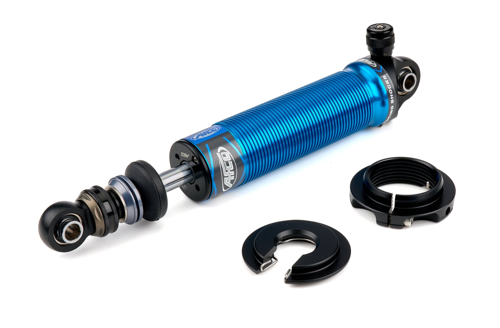AFCO Racing Products 3850BGX Big Gun X Series Twin Tube Shock Absorber with 12 Inch Compressed Length and Aluminum Construction