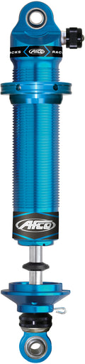 AFCO Racing Products 3850BNC Aluminum Drag Shock Absorber with Blue Anodized Finish, 12-Inch Compressed, 15.9-Inch Extended