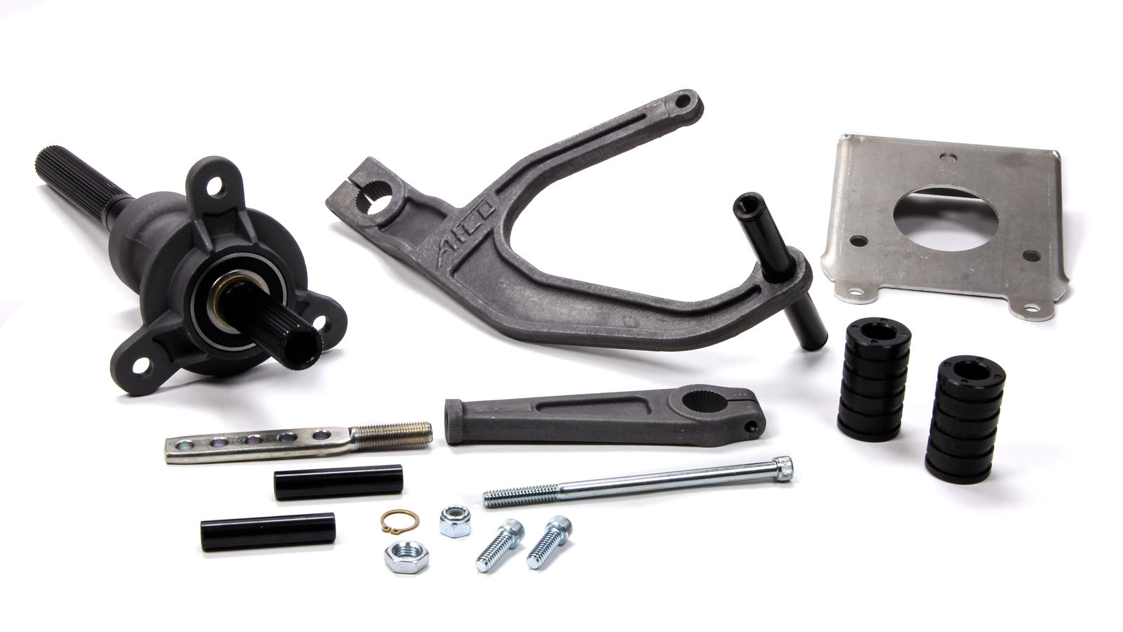 AFCO Racing Products Alum Adjustable Throttle Pedal 15 Degree Angled Black Anodized