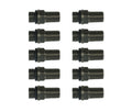 AFCO Racing Products Schrader Valve 5/16-32 Stainless Steel Set of 10