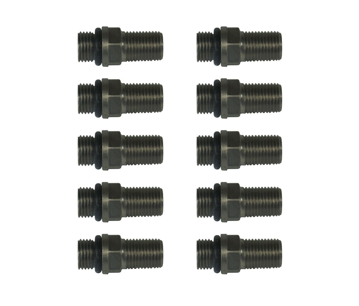 AFCO Racing Products Schrader Valve 5/16-32 Stainless Steel Set of 10