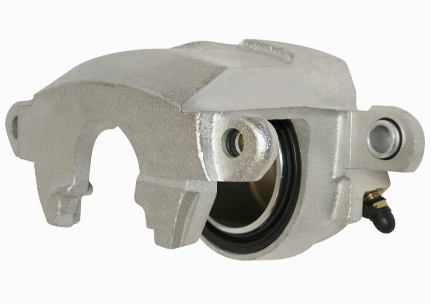 AFCO Racing Products GM RH Metric Brake Caliper Passenger Side 1 Piston Steel Natural Finish