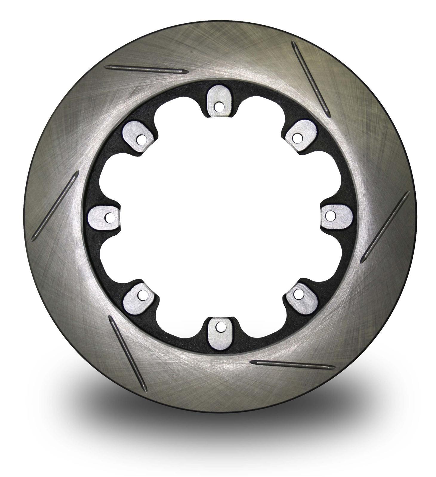 AFCO Racing Products 6640105 Brake Rotor, 11.75 Inch Diameter, 0.81 Inch Thickness, Driver Side, Slotted, Iron Construction