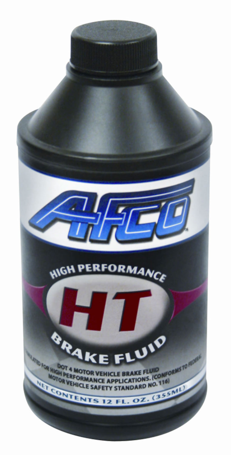 AFCO Racing Products AFC6691901 Brake Fluid HT DOT 4, 12 oz Bottle