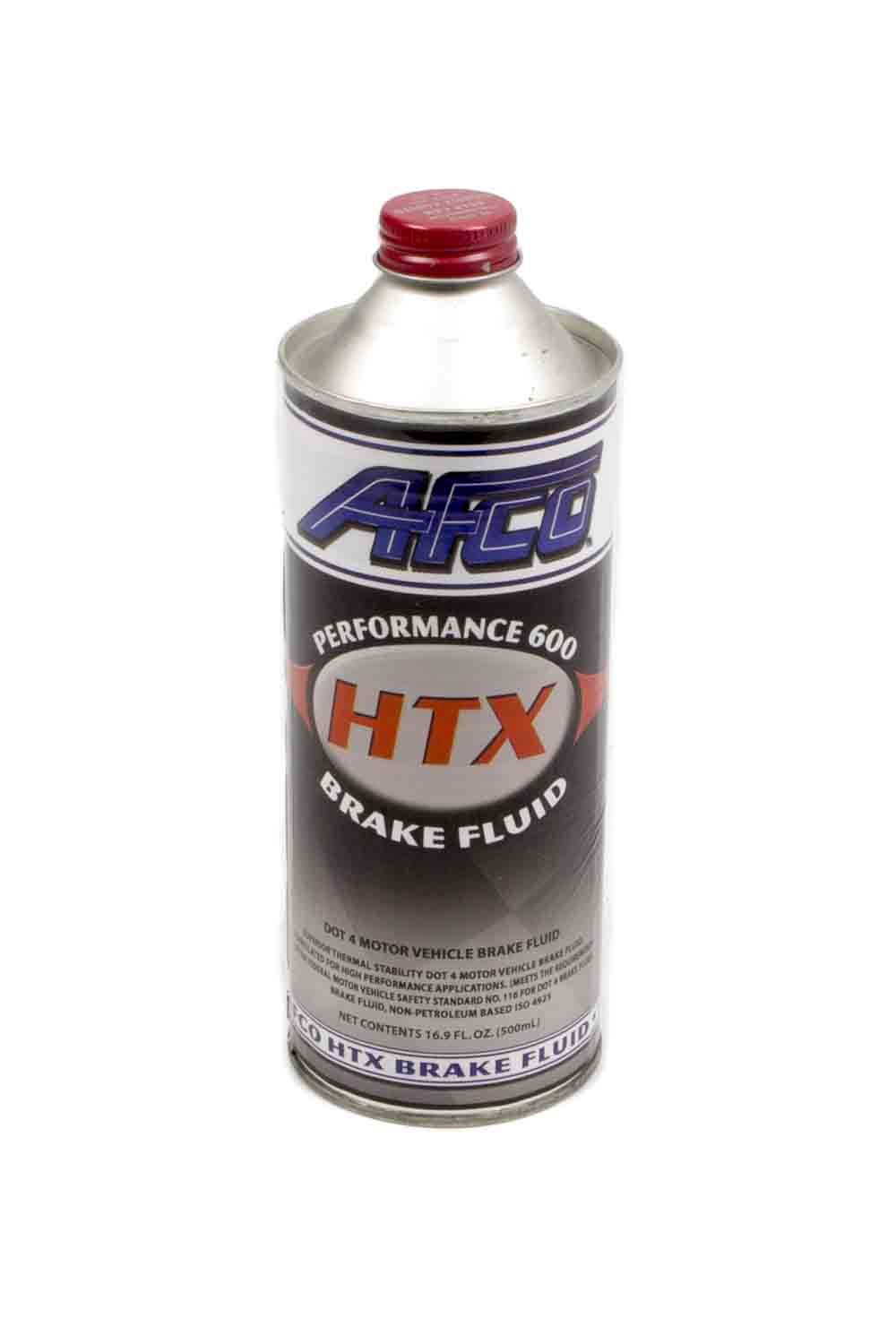 AFCO Racing Products AFC6691903 High Performance HTX DOT 4 Brake Fluid - 16.9 oz Bottle