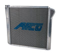 AFCO Racing Products 80100N-U Radiator Single Pass 25 Inch Width x 19 Inch Height Aluminum Driver Side Inlet Passenger Side Outlet