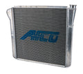 AFCO Racing Products 80100NDP-U Double Pass Radiator, 22 Inch Width, 19 Inch Height, Aluminum, Natural Finish