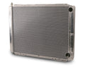 AFCO Racing Products GM Radiator 80119N, 26 Inch Wide, 19 Inch High, Aluminum Construction, Passenger Side Inlet and Outlet
