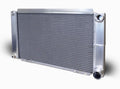 AFCO Racing Products 80122N Aluminum Radiator for Asphalt Modified Cars, 27 Inch Width, 15 Inch Height, Passenger Side Inlet and Outlet
