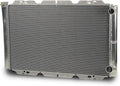 AFCO Racing Products 80126NDP-U Double Pass Radiator, 31.75 Inch Width, 21 Inch Height, Aluminum, Passenger Side Inlet and Outlet
