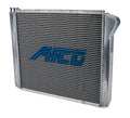 AFCO Racing Products 80127N-U Radiator, 24 Inch Wide, 19 Inch Tall, Aluminum, Single Pass, Driver Side Inlet, Passenger Side Outlet