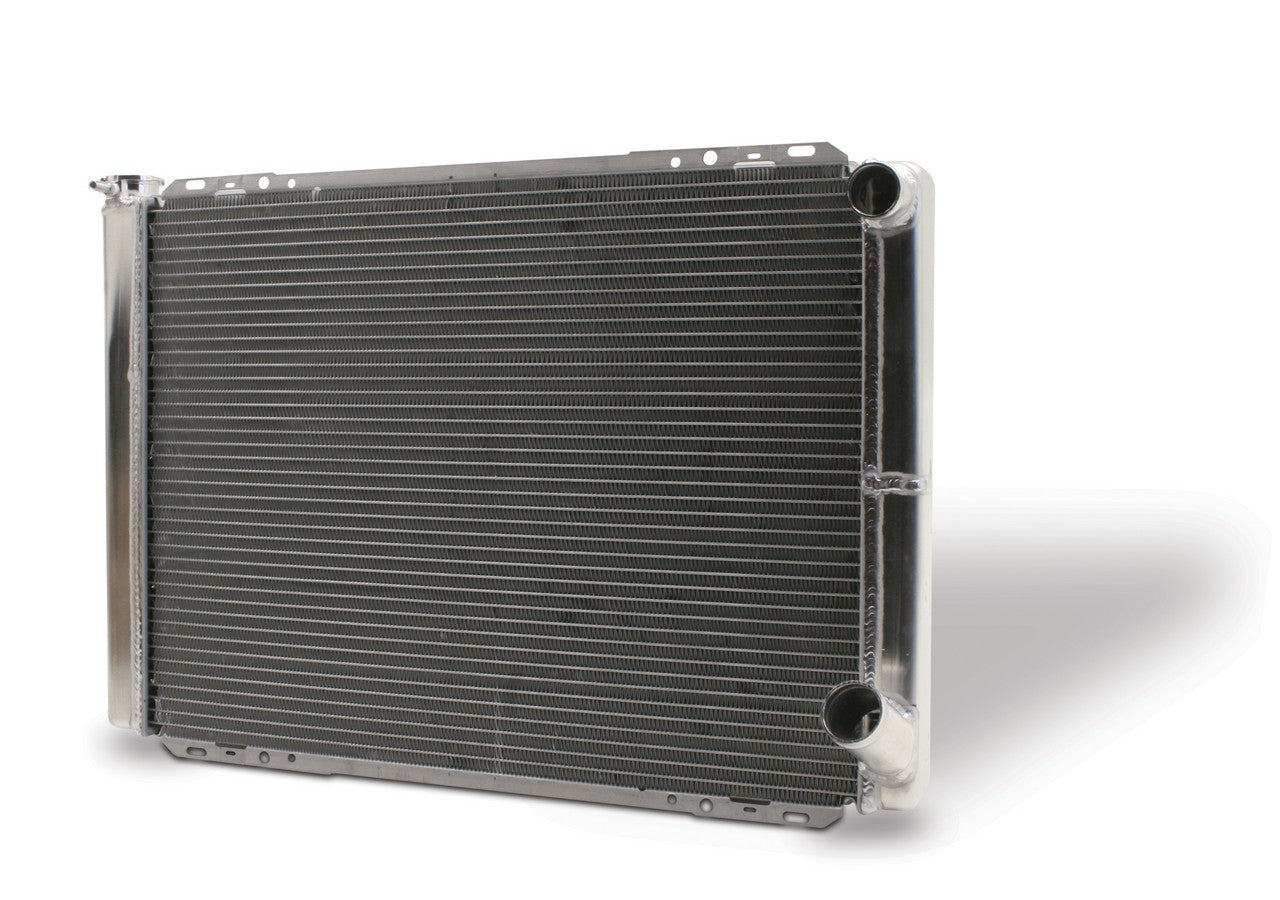 AFCO Racing Products 80130NDP GM Radiator 19 Inch x 28 Inch Dual Pass Aluminum Passenger Side Inlet and Outlet