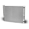 AFCO Racing Products 80184NDP Aluminum Radiator for Chevrolet, 26 Inch Width x 19 Inch Height, Passenger Side Inlet and Outlet