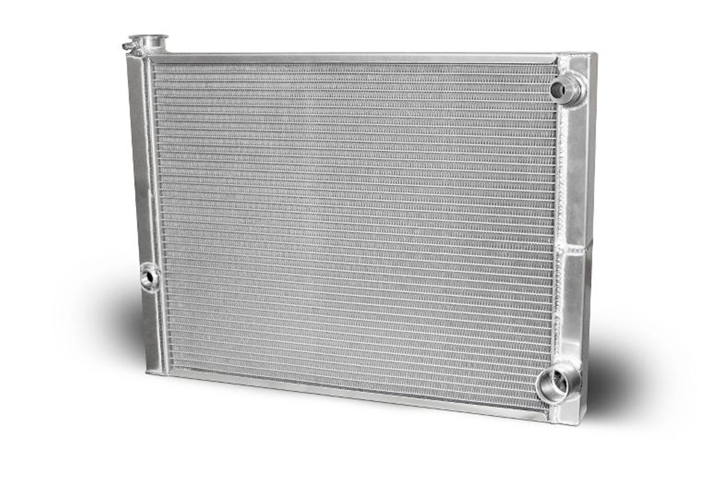AFCO Racing Products 80185NDP-16 Double Pass Aluminum Radiator with Passenger Side Inlet and Outlet, 27.5 Inch Width