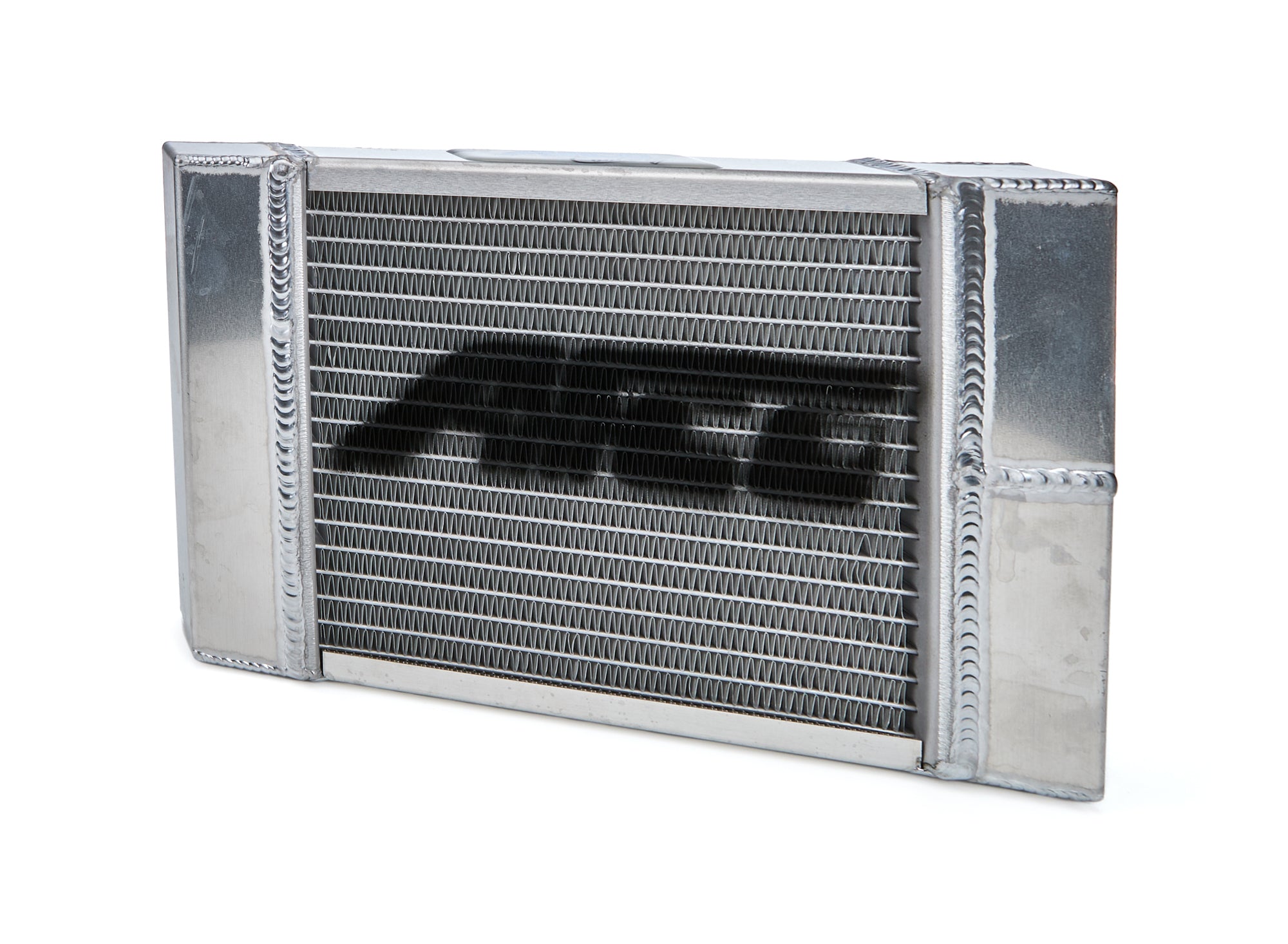 AFCO Racing Products 80260N Double Pass Drag Race Power Adder Radiator, 13.75 Inch Width, 9.25 Inch Height, Aluminum, Natural Finish