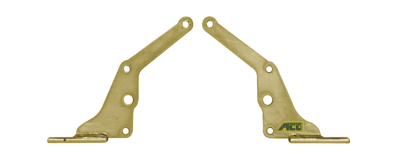 AFCO Racing Products 80652 Rear Engine Mounts for Chevrolet V8 Engines, Steel, Zinc Oxide Finish, Pair