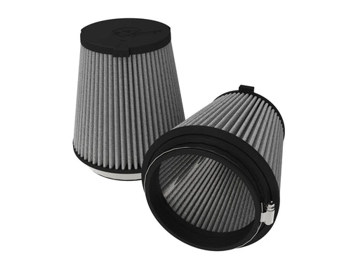 AFE Power AFE10-10407DM Magnum FLOW Pro Dry S Conical Synthetic Air Filter for Ford Mustang 2024-2026, Pair