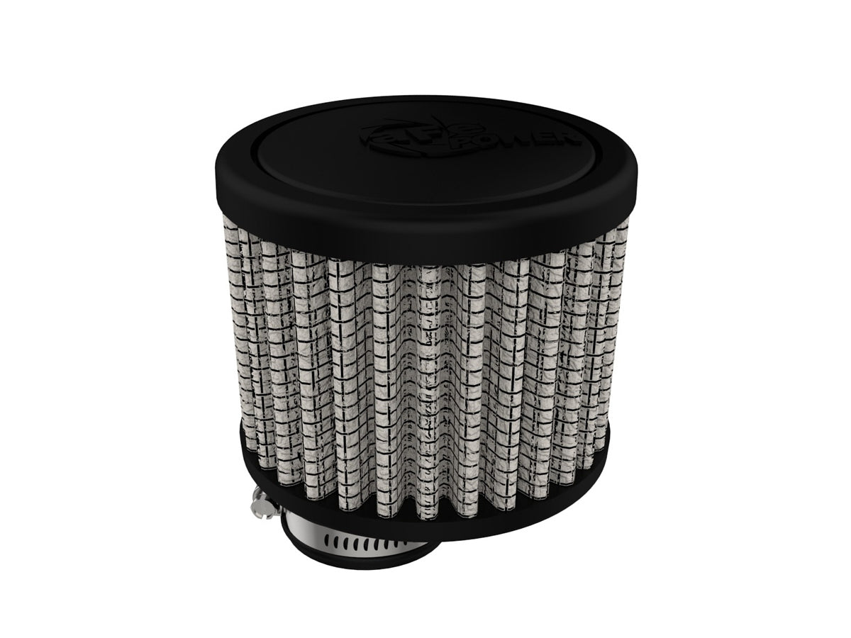 AFE Power Magnum FLOW Pro Dry S Clamp-On Round Breather Filter 1-1/4 Inch Tube Black