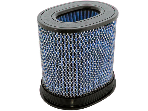 AFE Power 20-91061 Magnum Flow Pro 10R Oval Air Filter Element, 9 Inch x 7 Inch Top and Base, 7 Inch x 4.75 Inch Flange, 9 Inch Tall, Reusable Cotton Mesh, Blue
