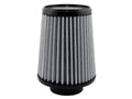 AFE Power 21-30018 Magnum FLOW Pro Dry S Air Filter Element for Universal Fitment, Clamp-On, Conical Design, 6 Inch Base, 4.75 Inch Top, 3 Inch Flange, 7 Inches Tall, Synthetic Material, White Finish