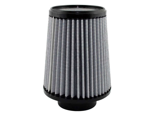 AFE Power 21-30018 Magnum FLOW Pro Dry S Air Filter Element for Universal Fitment, Clamp-On, Conical Design, 6 Inch Base, 4.75 Inch Top, 3 Inch Flange, 7 Inches Tall, Synthetic Material, White Finish