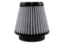 AFE Power AFE21-40505 Magnum FLOW Pro Dry S Air Filter Element, Clamp-On, Conical Shape, 6 Inch Base, 4 Inch Top, 4 Inch Flange, 5 Inch Height, Synthetic Material, White