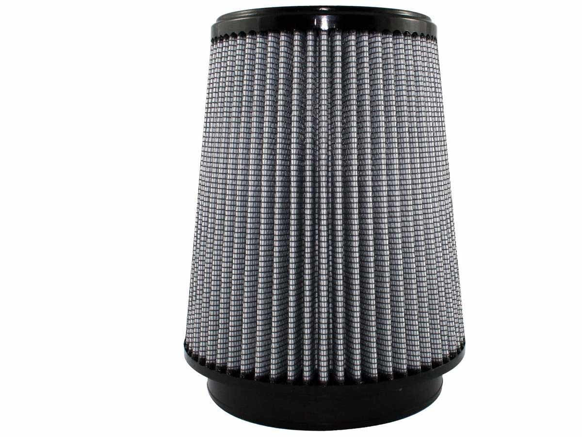 AFE Power 21-90015 Magnum Flow Pro Dry S Air Filter Element, Clamp-On, Conical, 7 Inch Base Diameter, 5.5 Inch Top Diameter, 8 Inch Height, Synthetic Material, White Finish, Universal Fit