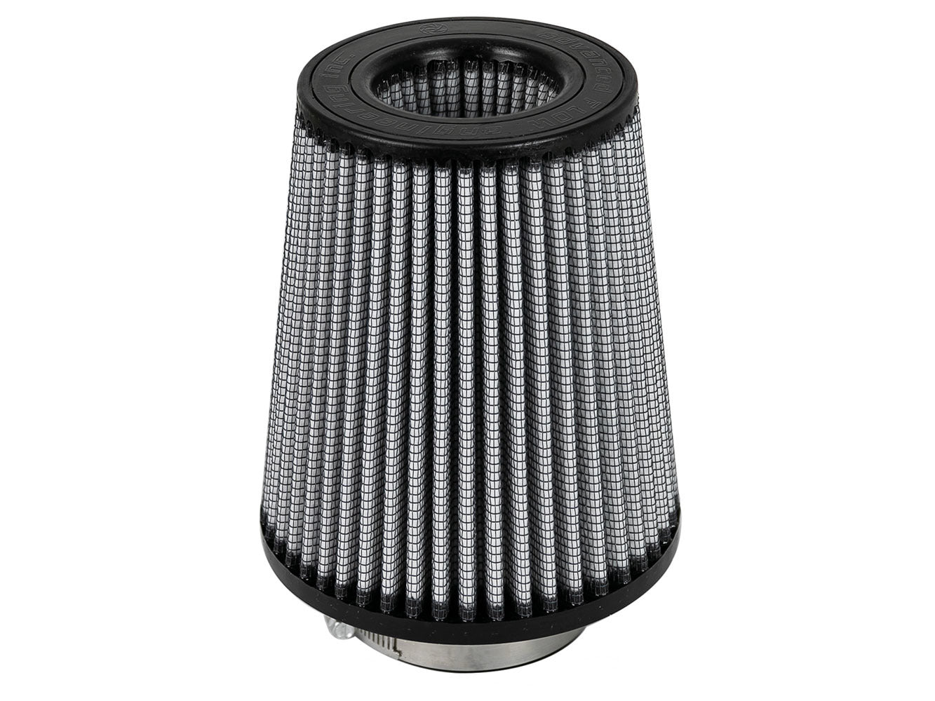 AFE Power 21-91004 Magnum FLOW Pro DRY S Air Filter Element, Clamp-On, Conical, 6 Inch Base, 4.5 Inch Top, 3 Inch Flange, 7 Inches Tall, Synthetic Material, White