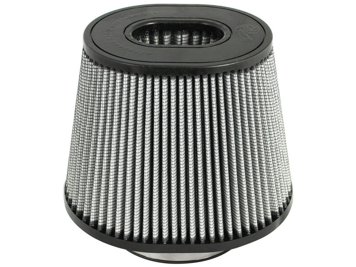 AFE Power 21-91064 Magnum FLOW Pro DRY S Replacement Air Filter, Clamp-On, Conical, 9 Inch Base Diameter, 6.75 Inch Top Diameter, 7 Inch Tall, Synthetic Material, White