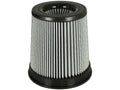 AFE Power 21-91072 Magnum FLOW Pro Dry S Air Filter Element, Clamp-On, Conical, 8 Inch Base, 7 Inch Top, 5 Inch Flange, 9 Inch Tall, Synthetic Material, White