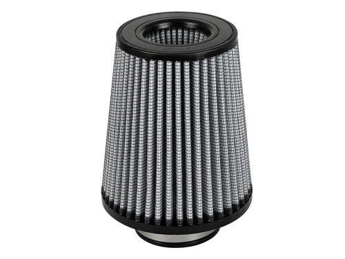 AFE Power 21-91078 Magnum Flow Pro Dry S Air Filter Element, Clamp-On, Conical, 6-Inch Base, 4.5-Inch Top, 3.5-Inch Flange, 7-Inch Tall, Synthetic Material, White