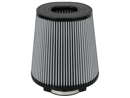 AFE Power 21-91120 Magnum FLOW Pro Dry S Air Filter Element, 9 Inch Length, Clamp-On, Conical Design, Synthetic Material, White Finish