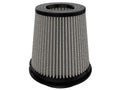 AFE Power 21-91144 Magnum FLOW Pro Dry S Air Filter Element, Clamp-On, Conical, 6 Inch Base, 4.5 Inch Top, 4.5 Inch Flange, 6 Inch Tall, Synthetic Material, White