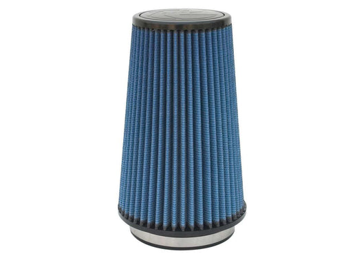 AFE Power AFE24-50510 Magnum FLOW Pro 5R Air Filter with Clamp-On Conical Design, 6.5 Inch Base, 4.75 Inch Top, 5 Inch Flange, 10 Inch Height, Reusable Cotton Material, Blue Finish, Universal Fit