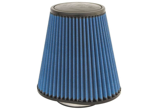 AFE Power Magnum FLOW Pro 5R Air Filter Element, Clamp-On Conical Design, 6 x 9 Inch Base, 5.5 Inch Top Diameter, 9 Inch Tall, 4.375 Inch Flange, Reusable Cotton, Blue