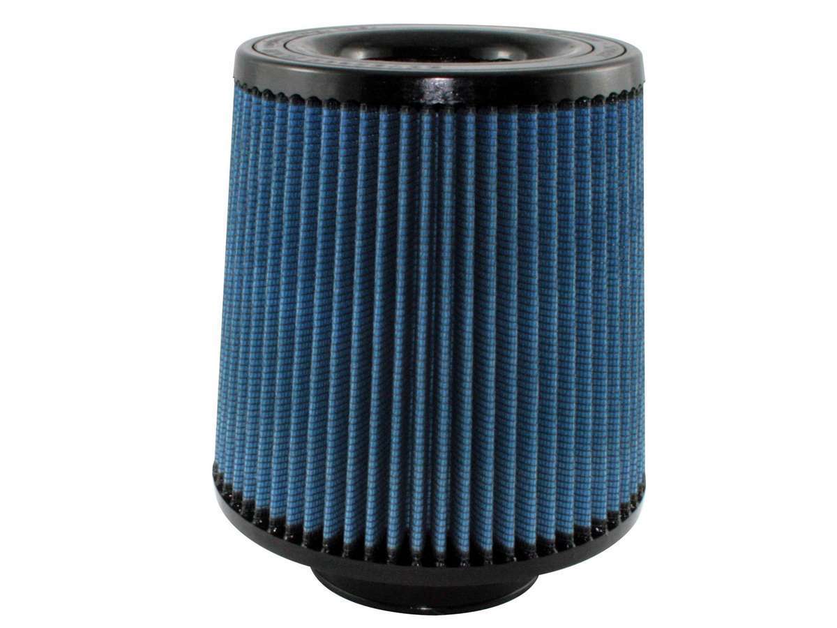AFE Power 24-91009 Magnum Flow Pro 5R Air Filter Element with Clamp-On Conical Design, 8 Inch Base, 7 Inch Top, 4 Inch Flange, 8 Inches Tall, Reusable Cotton, Blue