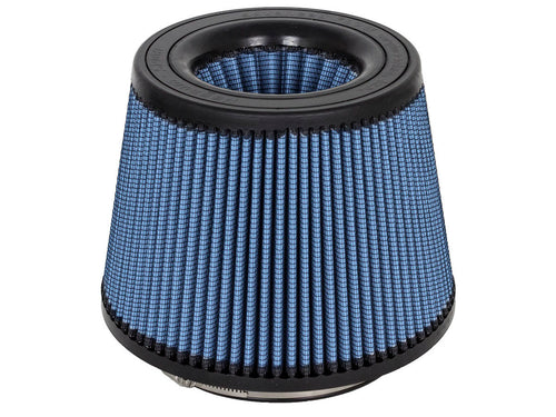AFE Power Magnum FLOW Pro 5R Air Filter 9 Inch Base Diameter, Conical Clamp-On Design, Reusable Cotton Filter, Blue