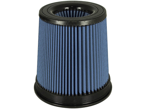 AFE Power AFE24-91072 Magnum FLOW Pro 5R Air Filter, Clamp-On, Conical, 8 Inch Base, 7 Inch Top, 5 Inch Flange, 9 Inch Tall, Reusable Cotton, Blue