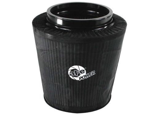 AFE Power Magnum Shield Pre-Filter Black 9 Inch Base Diameter Conical Polyester Air Filter Wrap