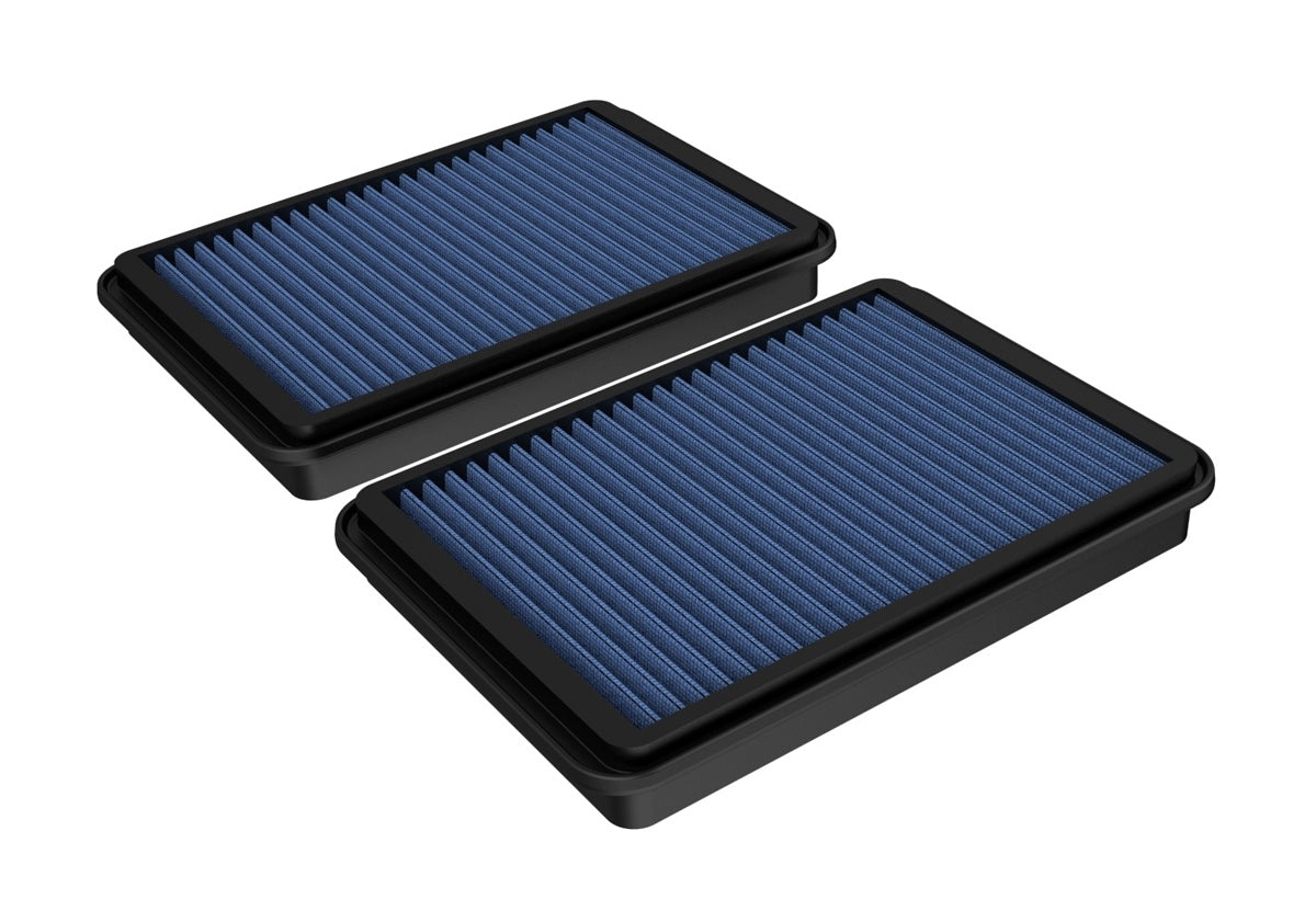 AFE Power 30-10401RM Magnum FLOW Pro 5R Panel Air Filter for Ram Fullsize Trucks 2021-2024, Reusable Cotton, Blue, Pair
